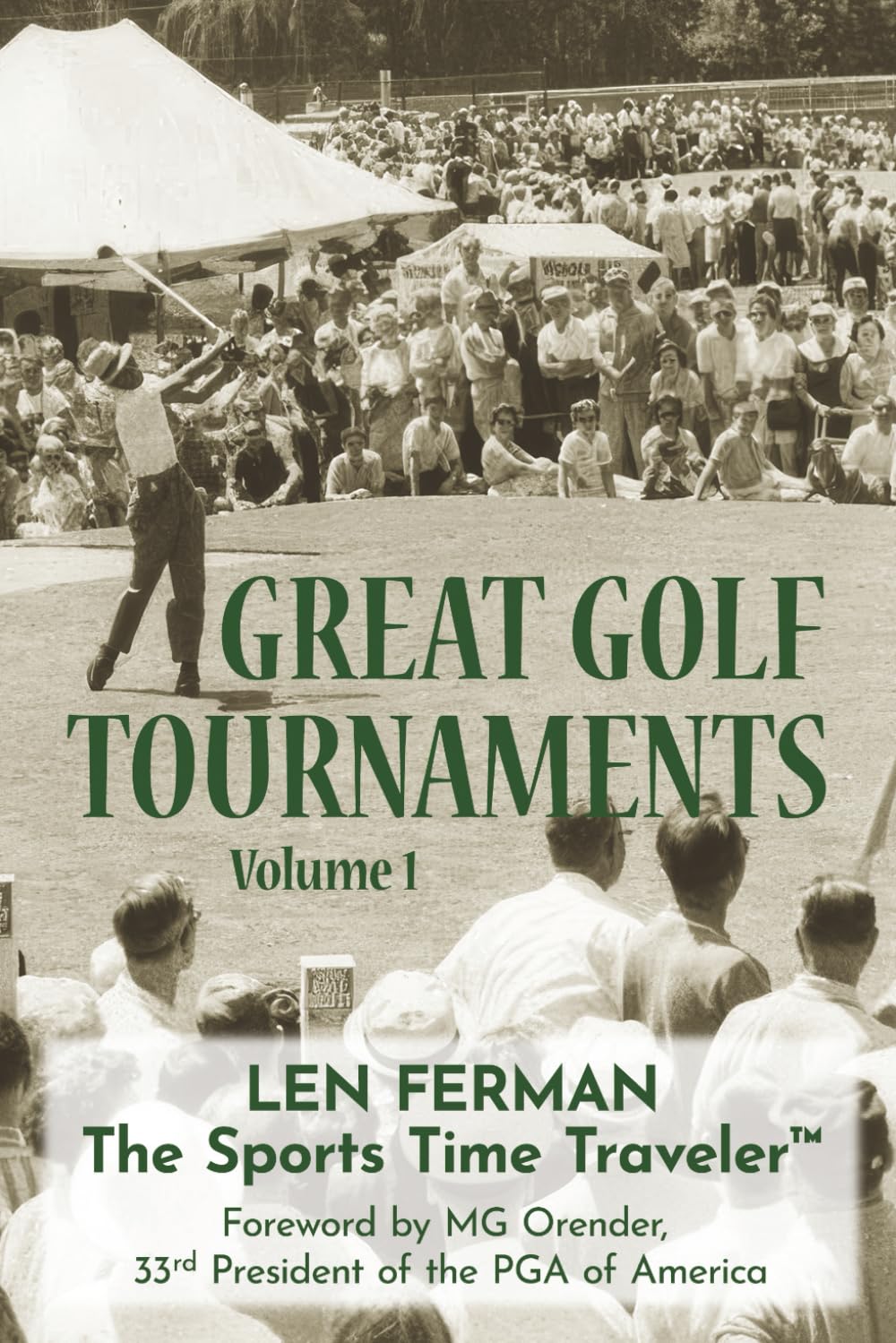 Great Golf Tournaments: Volume 1 cover evokes classic golf drama for readers seeking nostalgia