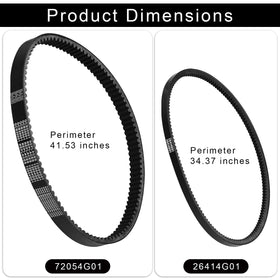 Greatshow EZGO starter belt 26414G01 for smooth engine startup and steady operation.