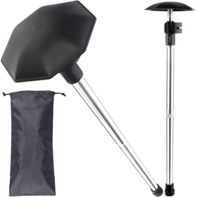 Greeily golf travel pole extended length provides secure club support.