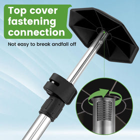 Greeily golf travel pole PP cover protects clubs during transit.
