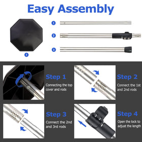 Greeily sturdy pole helps protect clubs from damage in overhead compartments