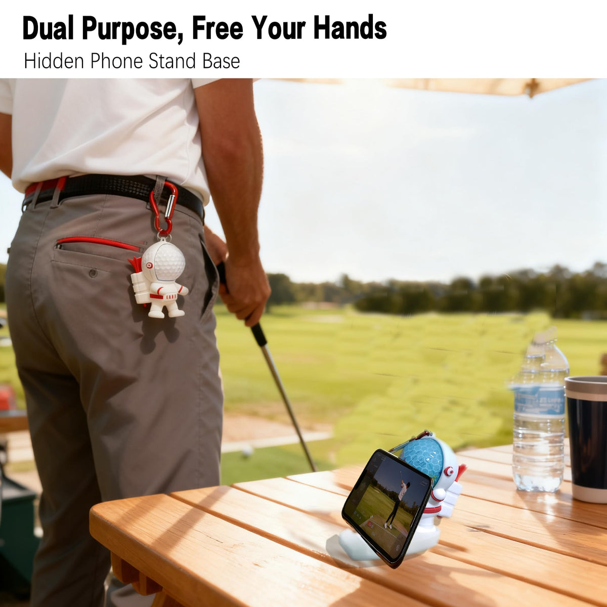 Green Action Astronaut compact design offers lightweight portability on the move.