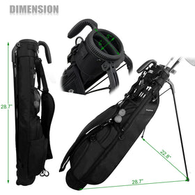 Green Action Sunday Golf Bag ultralight design for easy carry.
