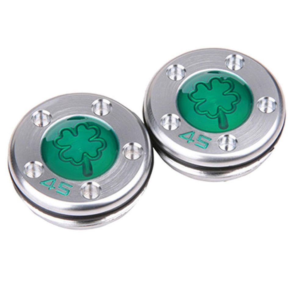 Green Clover 2x45g weights for Titleist Scotty Cameron Newport putters improve balance and stroke consistency.