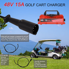 Green Orange charger with carrying handle for portable use across locations.