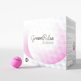 GREENPULSE Drive+ Distance golf balls in pink with 48-pack for easy finding and dependable distance