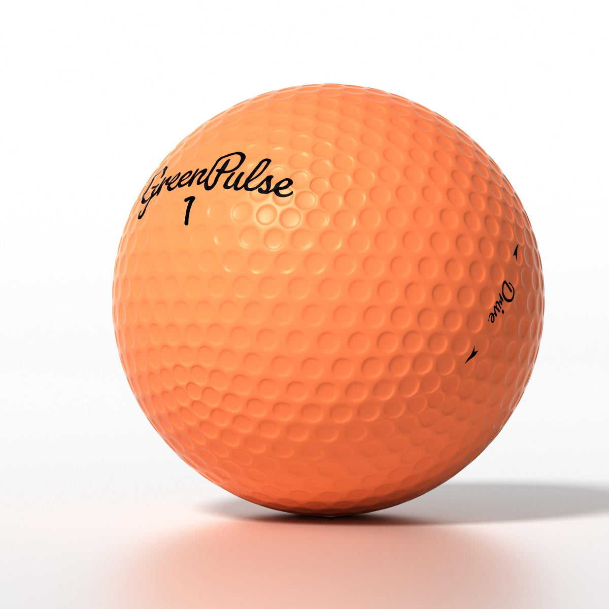 GreenPulse orange balls improve visibility and quick ball location on the course.