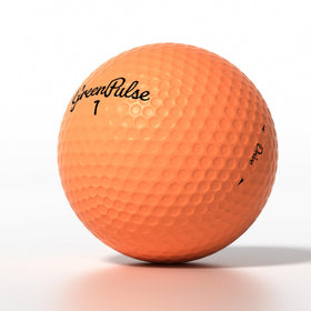 GreenPulse orange balls improve visibility and quick ball location on the course.