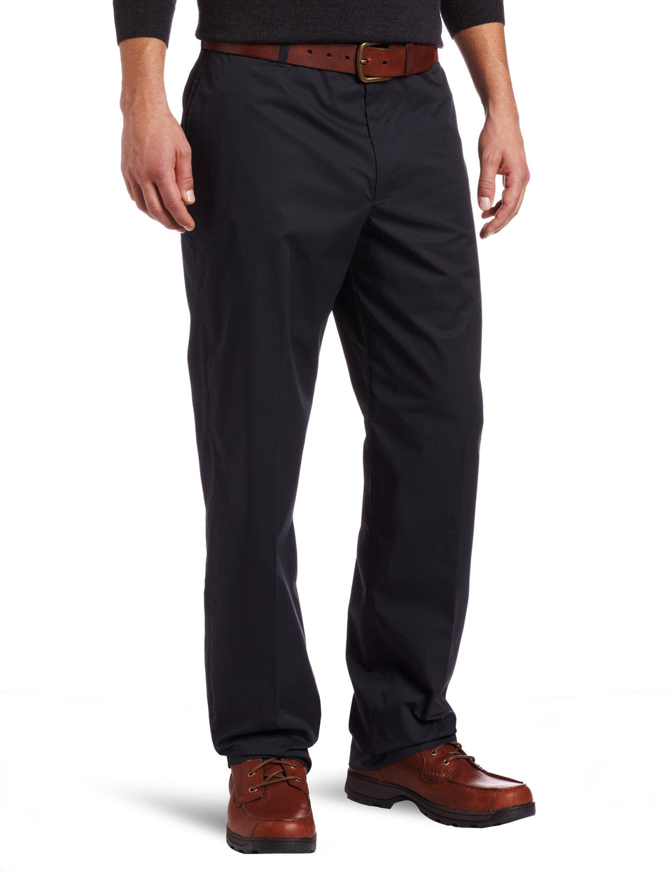 Greg Norman Epic Rain and Wind Chino in black; waterproof and windproof all-weather wear.
