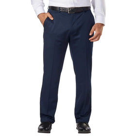 Greg Norman Men's Ultimate Classic Travel Pant blue front view for travel-ready style.