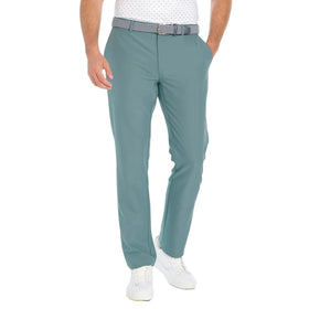 Greg Norman ML75 microfiber yarn stretch green pant close-up highlighting texture and comfort