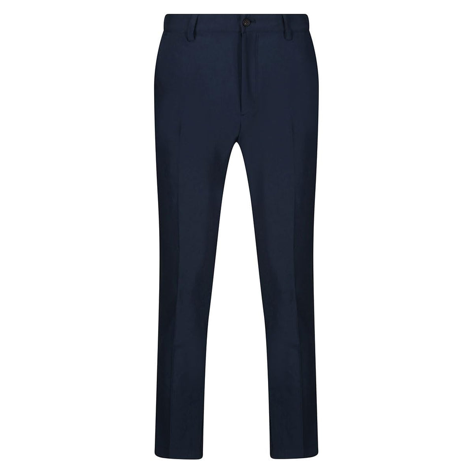 Greg Norman ML75 Microlux Pant front view with flexible waistband for comfortable movement.