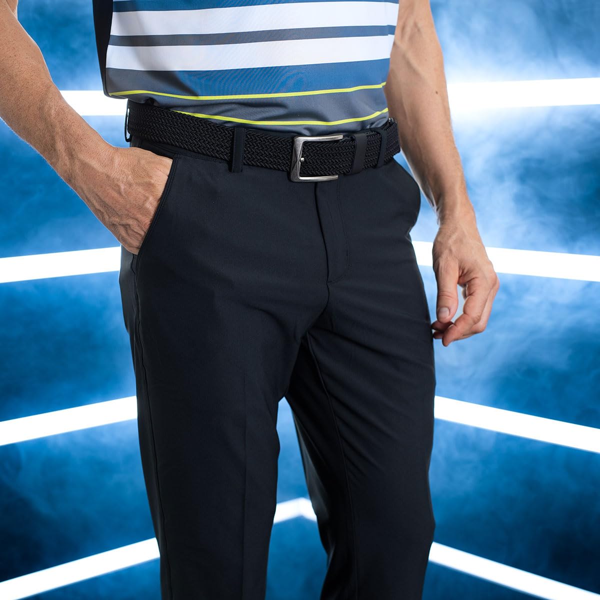 Greg Norman Ml75 Microlux Pant with PlayDry stretch pocketing for flexible comfort