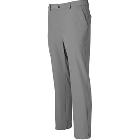 Greg Norman ML75 Microlux Pant in steel, front view showing moisture-wicking comfort