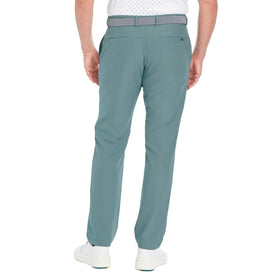 Greg Norman ML75 pant back view in green showing clean lines.