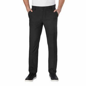 Greg Norman ML75 pant front view in black for versatile everyday wear