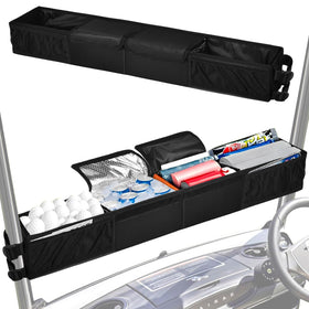 Grekos golf cart front storage basket with secure strap installation
