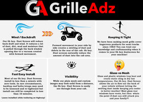 GrilleAdz 18x24 inch mesh bag offers ample capacity on rides