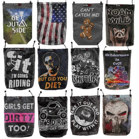 GrilleAdz ballistic-nylon reinforced bag withstands dragging over rough terrain
