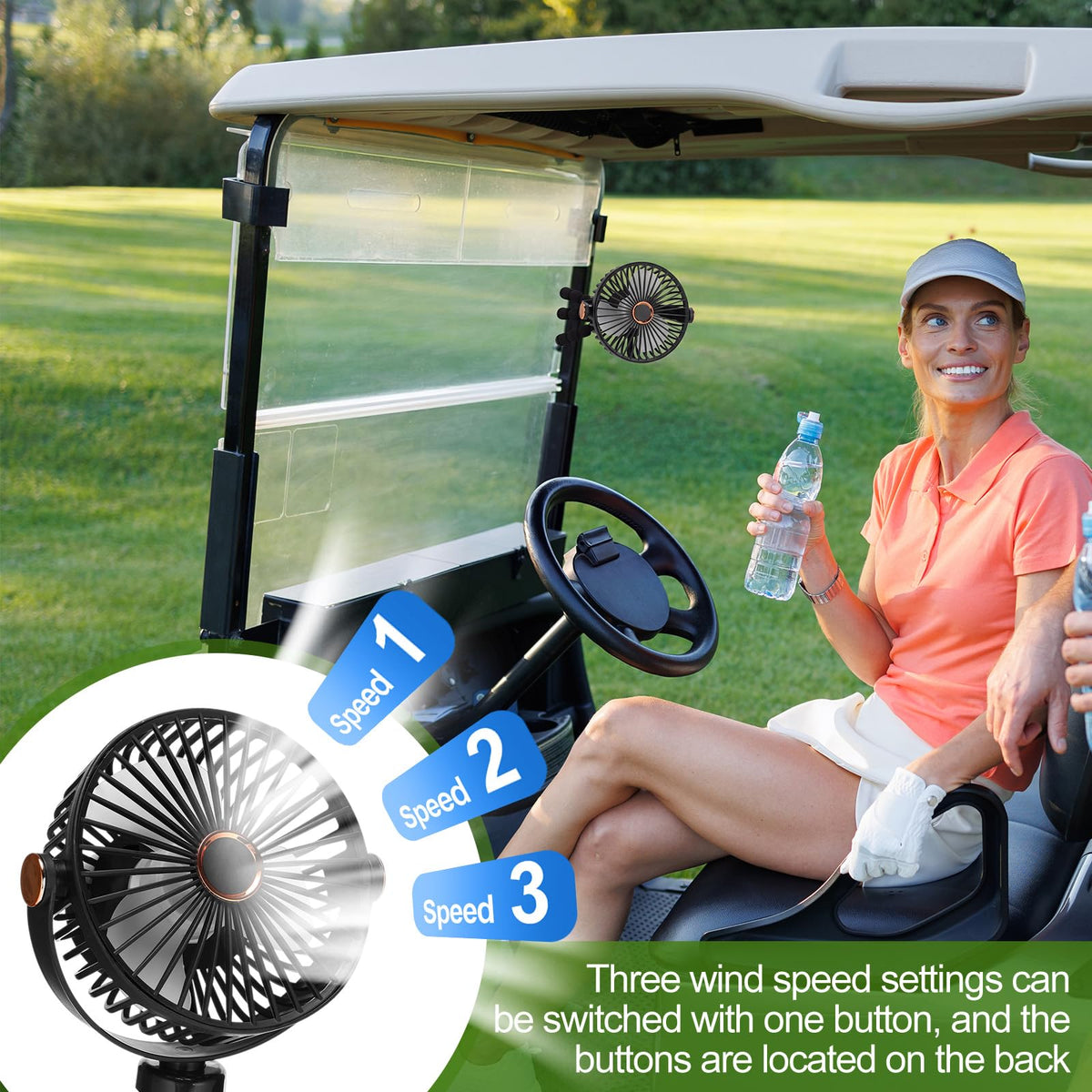 Grinsvalley brushless motor for quiet, steady airflow.