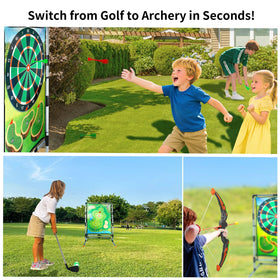 grnpeak multi-sport wall target showcased for versatile play