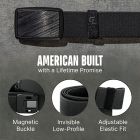 Groove Life adjustable belt adapts with movement without holes.