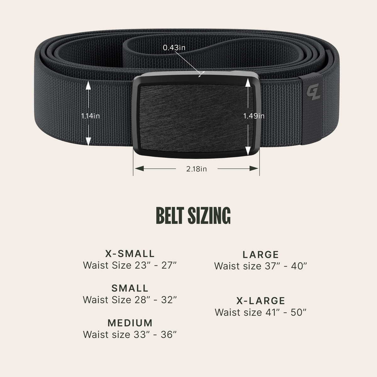 Groove Life belt backed by lifetime coverage for long term use