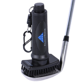  Grooveit Folds of Honor Edition water brush ready for on-bag club cleaning and mess-free maintenance.