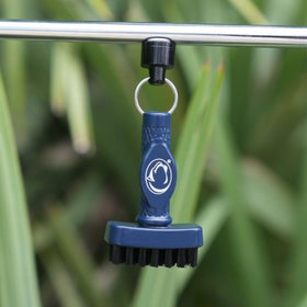 Grooveit Penn State aluminum brush close-up with nylon-bristle head for precise cleaning