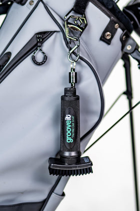 Grooveit anti-leak design prevents drips during on-course cleaning