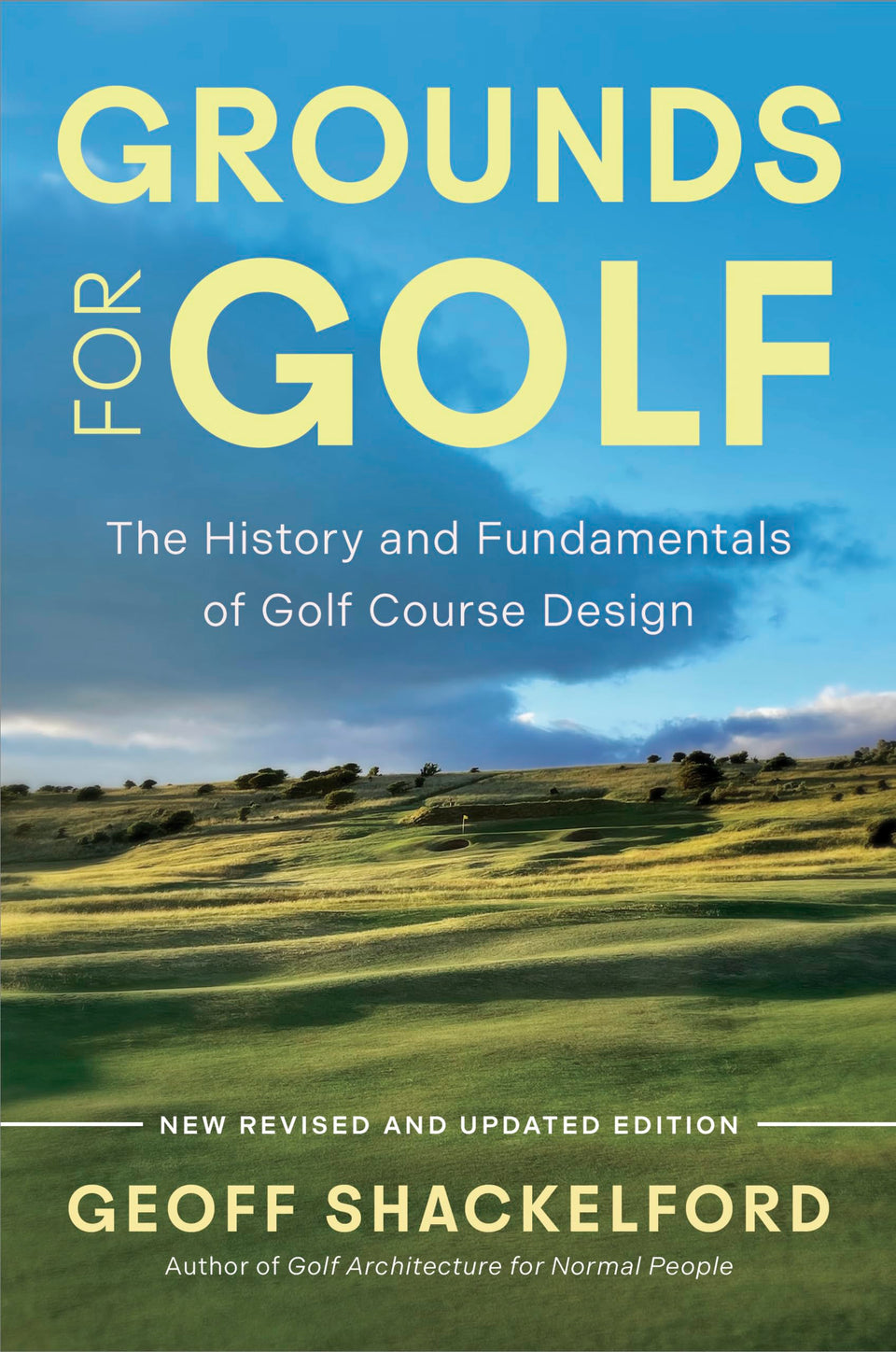 Grounds for Golf book cover highlighting design history for golf enthusiasts
