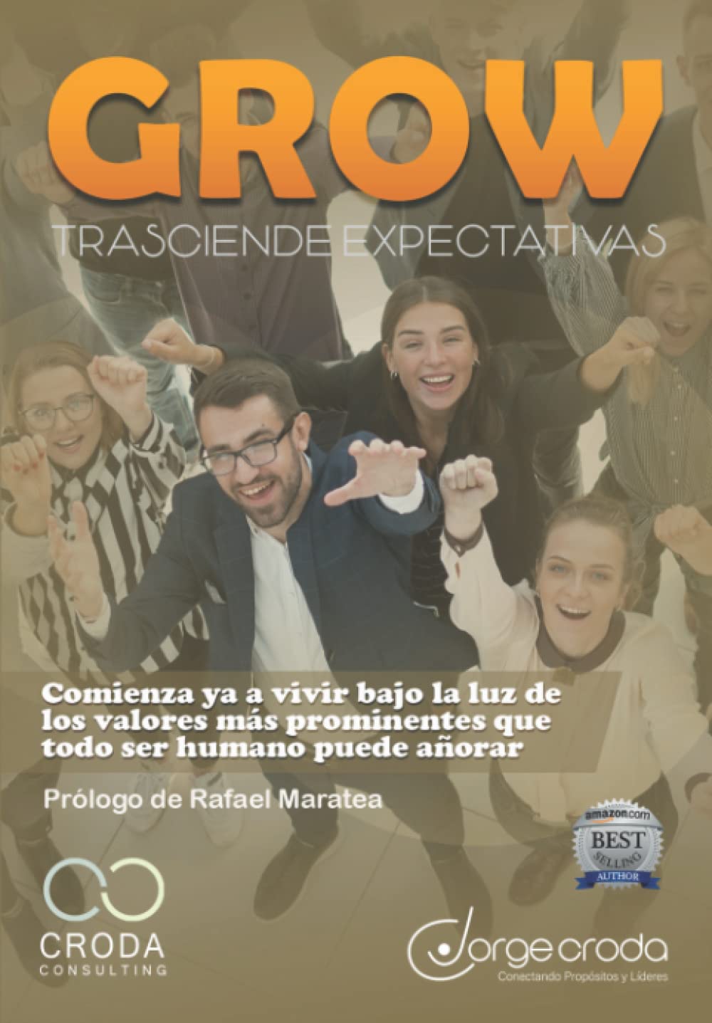 GROW book cover for the Spanish edition, guiding readers toward inspiration and growth