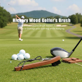 GRSECPO brush with paracord rope for easy hanging on golf bag
