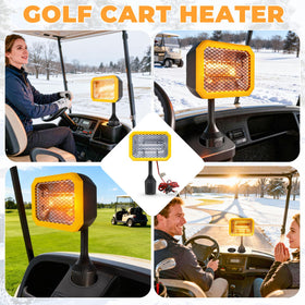 GSQQTE 360-degree swivel head directs warmth precisely.
