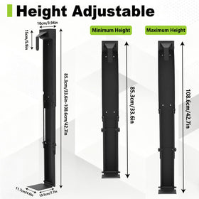 Gtouse foldable golf bag holder saves space when not in use