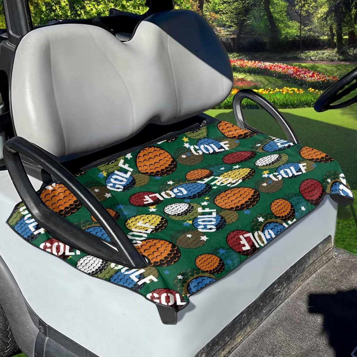 GULANGYU golf cart seat covers universal fit protect seats from wear and spills