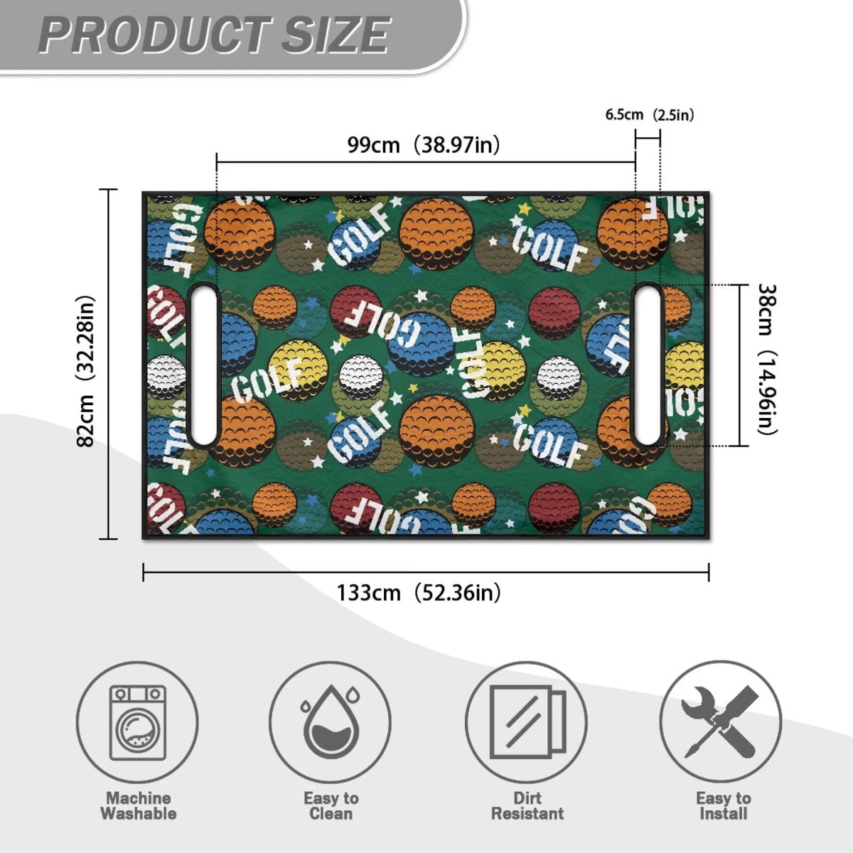 GULANGYU classic-pattern seat cover adds color and style to your cart