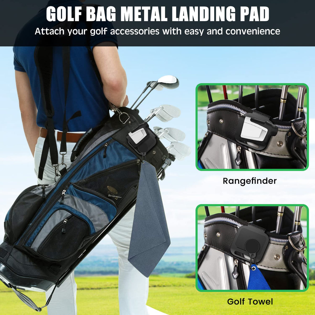 GUNPJONE all-in-one golf accessory keeps gear organized during busy rounds