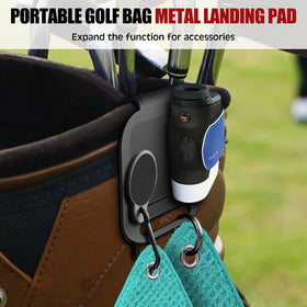 GUNPJONE curved landing area accommodates multiple magnetic accessories on various bags