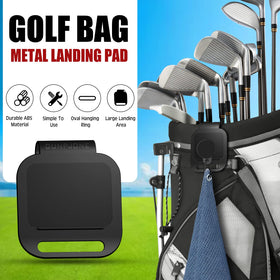 GUNPJONE golf bag magnetic clip top view highlights versatile attachment points and quick reach