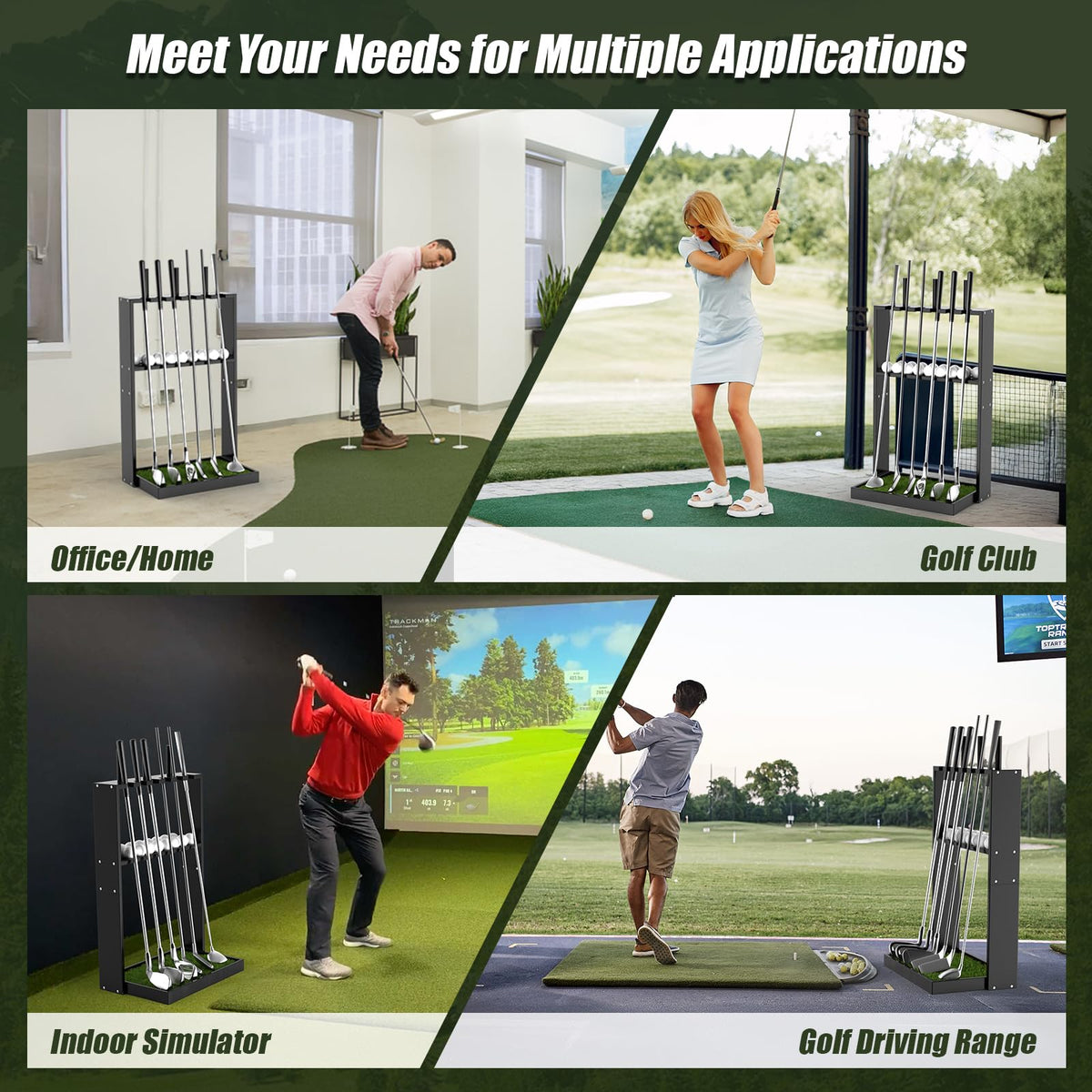 GUULIBERA three putter covers storage keeps gear protected