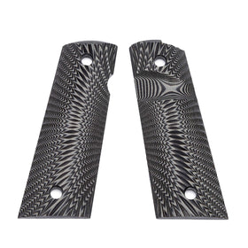 Guun G10 grips shown with screws and hardware for installation.