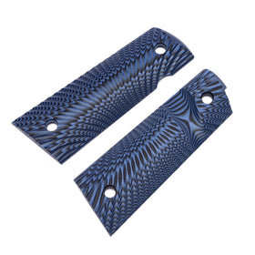 Guuun G10 grips featuring mega scoop mag release cut for faster reloads.