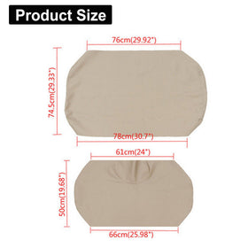 GXARTS beige seat cover adds a clean, luxurious vibe to interior.