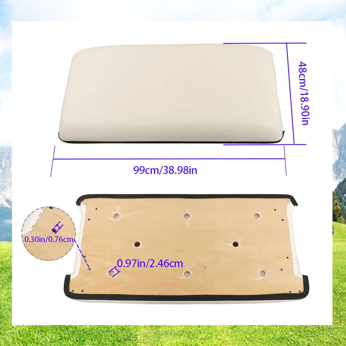 GXYWADY high rebound sponge core delivers comfortable support