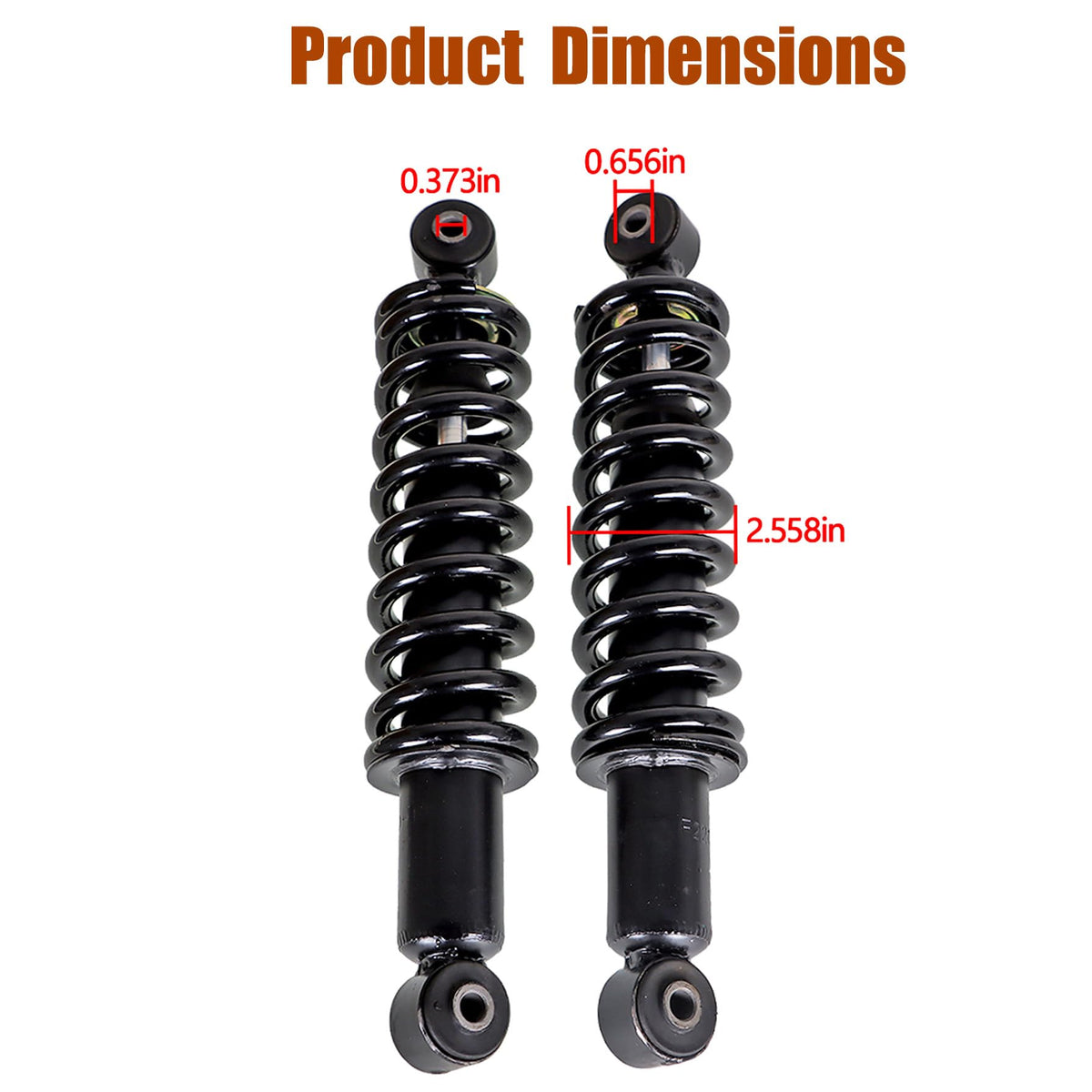 GXYWADY shock absorber detail — spring close-up highlights quality and spring strength