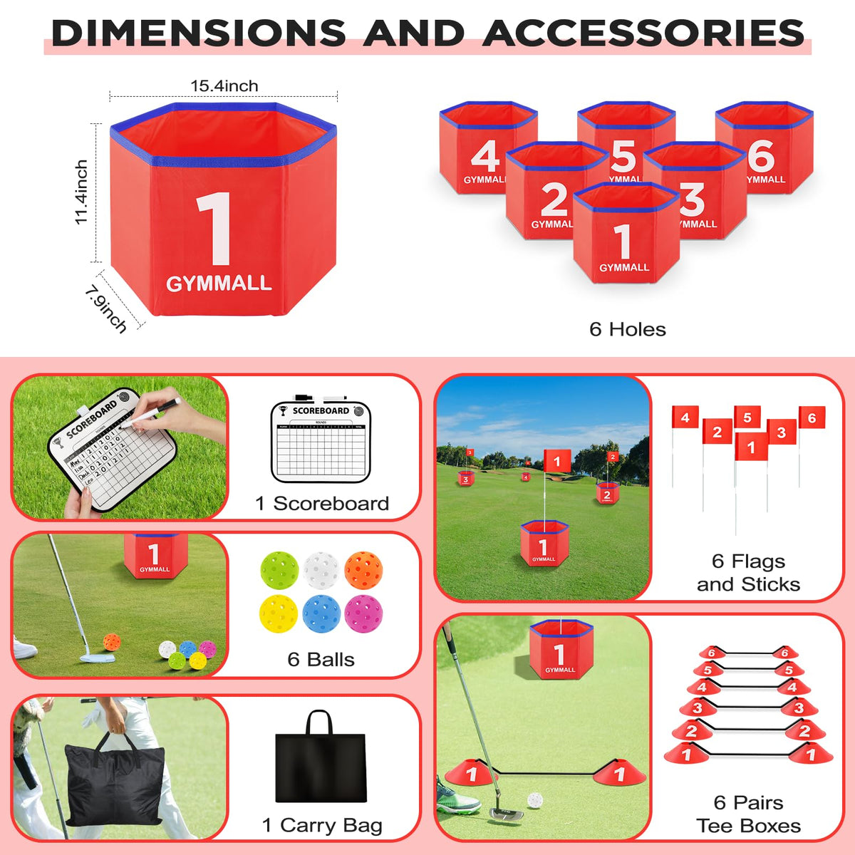 GYMMALL Foldable and lightweight design for easy transport
