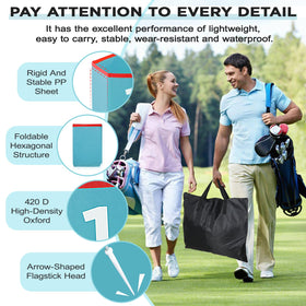GYMMALL Golf Bucket Yard Game on lawn for family fun