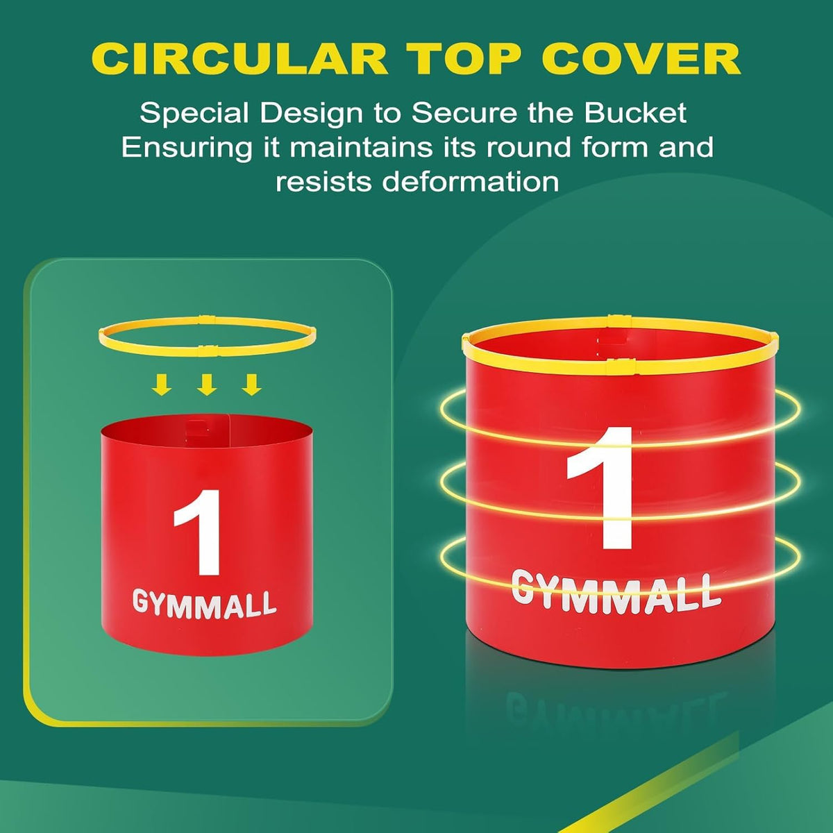 GYMMALL golf flags mark targets clearly for a fun challenge.