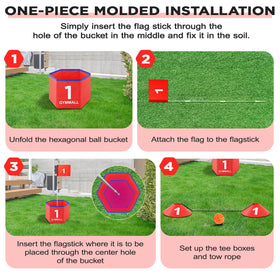 GYMMALL Use on lawn, park, beach or indoor spaces